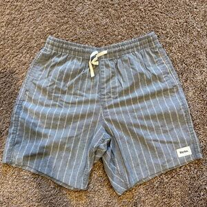 Men's Rhythm Blue Striped Shorts